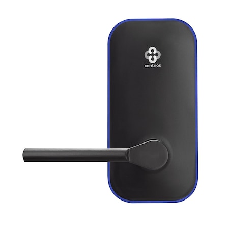 Centrios Grade 1 Smart Bluetooth Cylindrical Lock, Taylor Bay Lever, Non-Keyed, Black Suede Powder Coat CEB102-TB-BSP